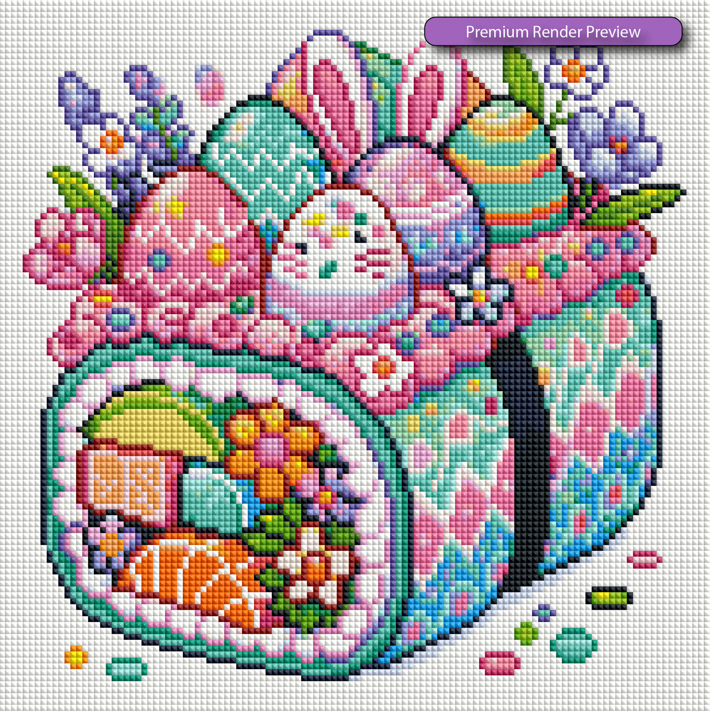 Mini Easter Sushi Kit - Premium Render