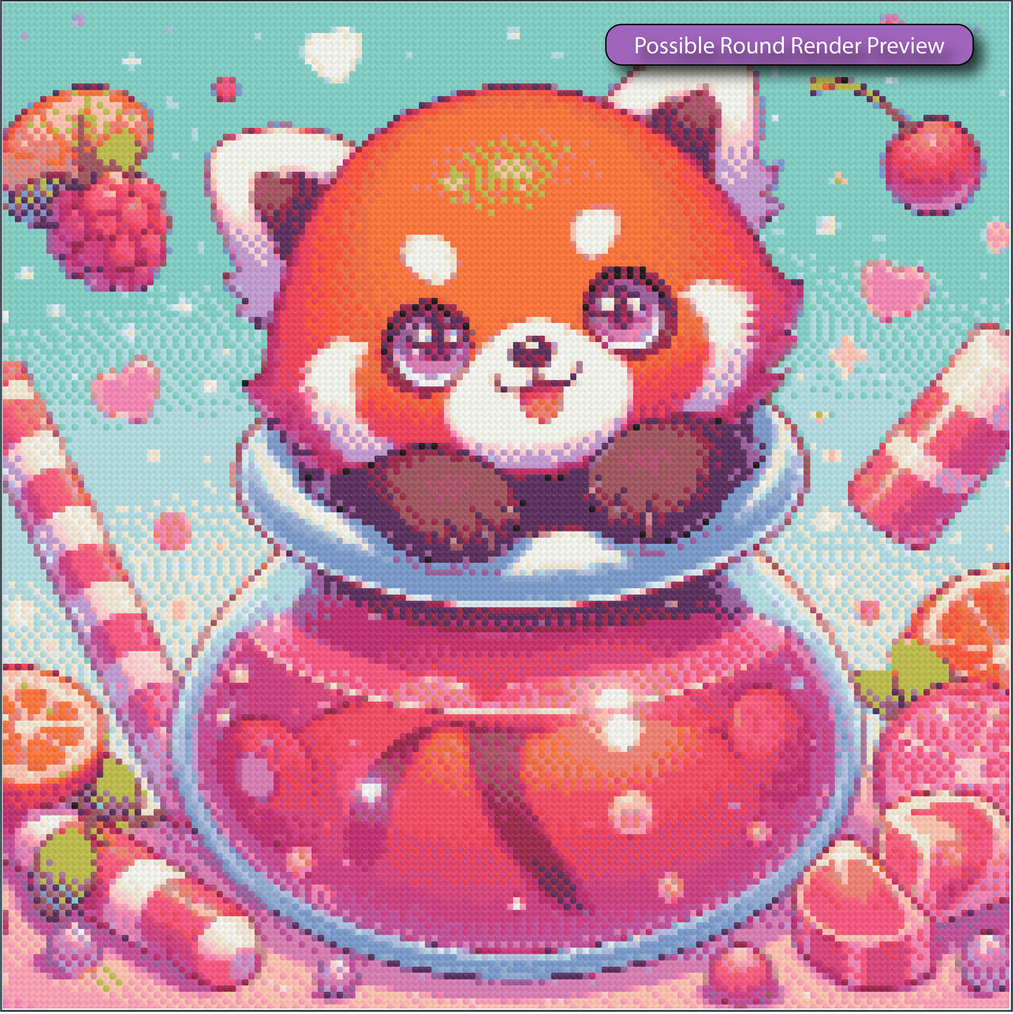 Mini potion pour panda roux