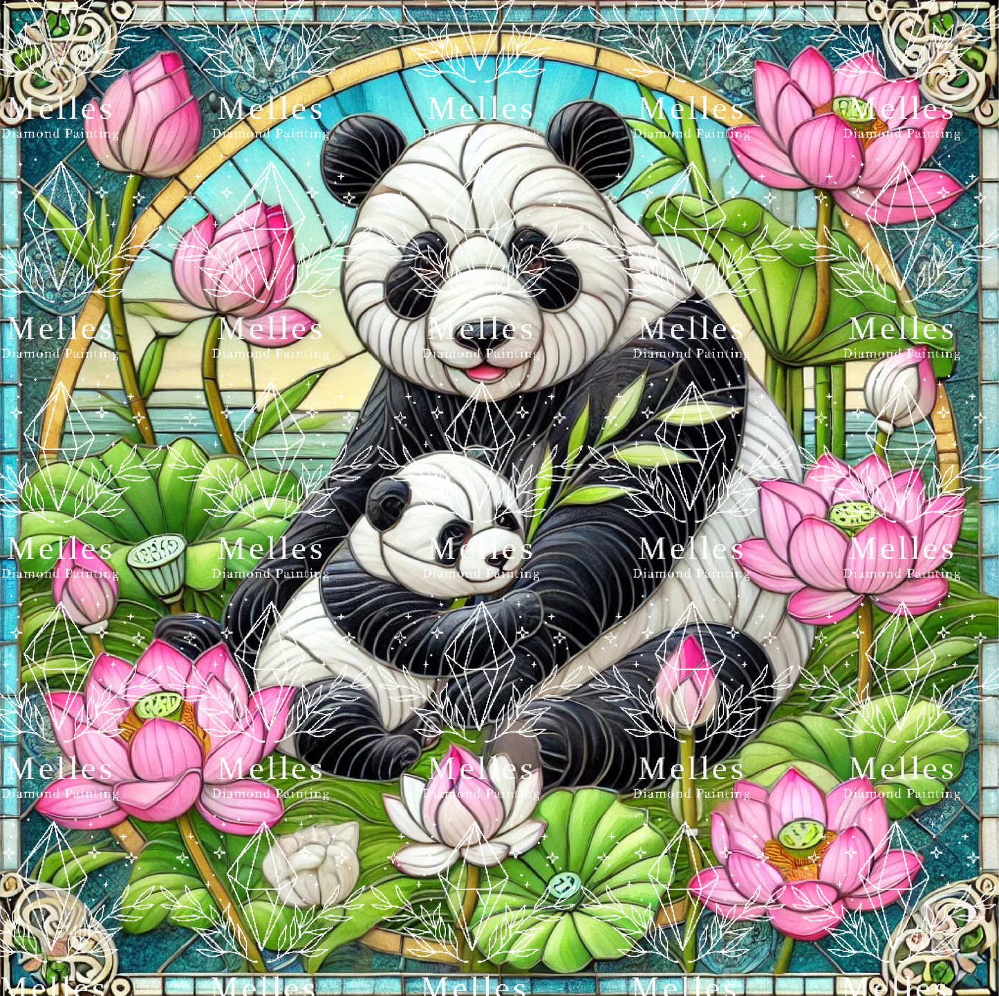 Panda Lotus Love