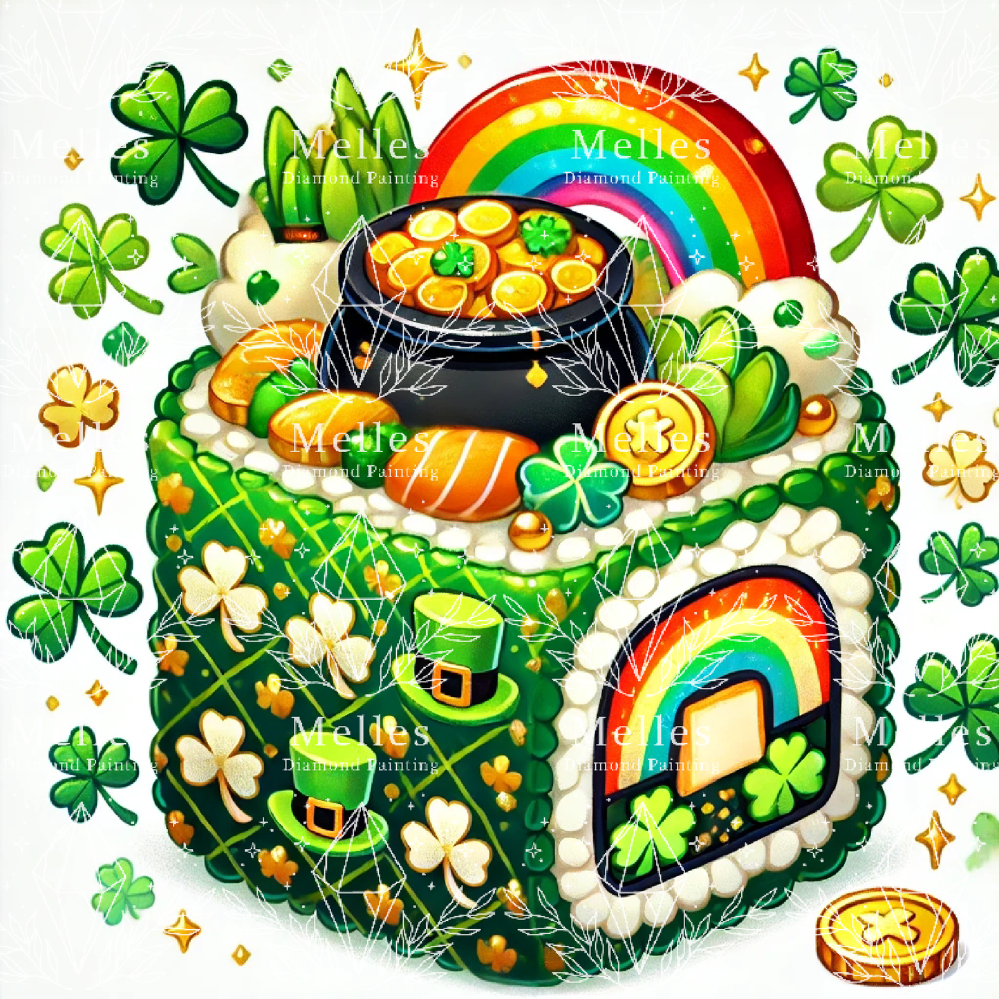 Mini St.Patrick Sushi Kit - Premium Render